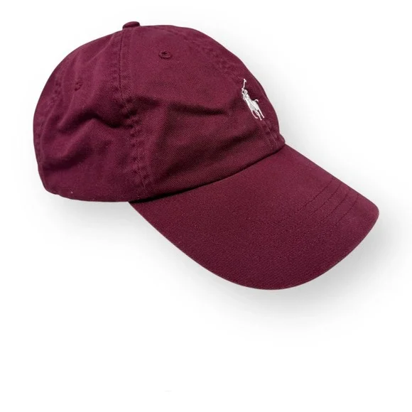 Polo Ralph Lauren Hat Mens OS Burgundy Maroon Colgate University Baseball Cap - Picture 4 of 8
